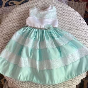 Formal Toddler Seafoam Dress 3T